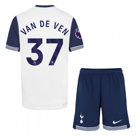 Tottenham Hotspur Van De Ven 37 Domácí 2024-25 - Dětské Fotbalové Dresy (S/S)